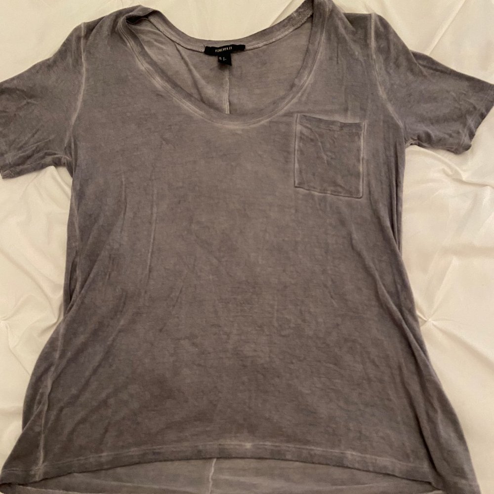 Grey Casual Top